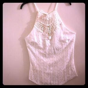 Crochet halter top